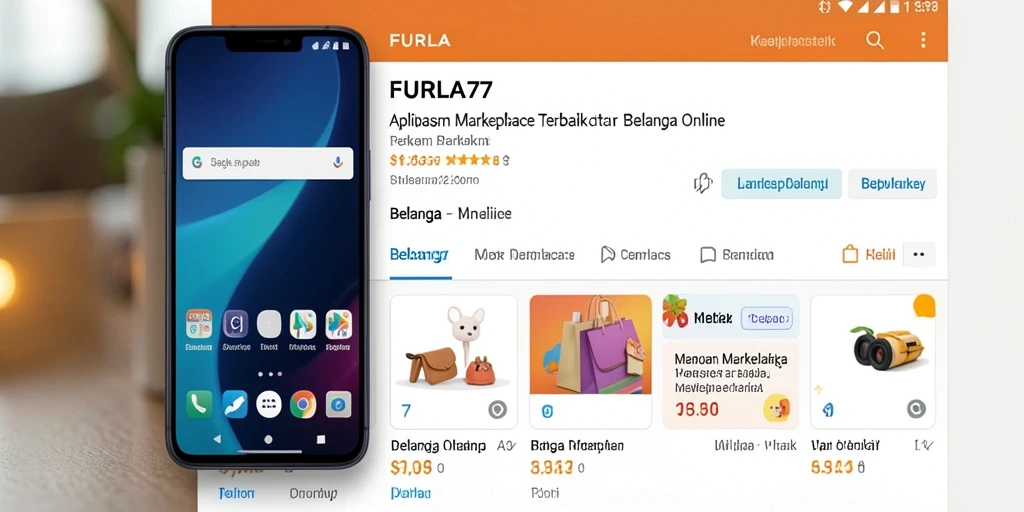 Tampilan antarmuka FURLA77 yang menarik untuk berbelanja online.