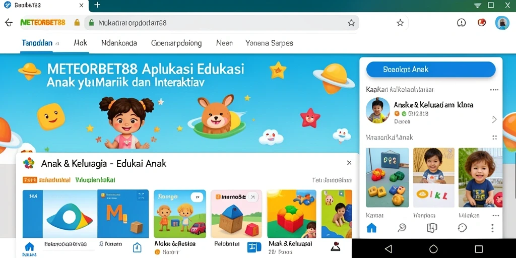 Antarmuka interaktif METEORBET88 untuk belajar yang menyenangkan.