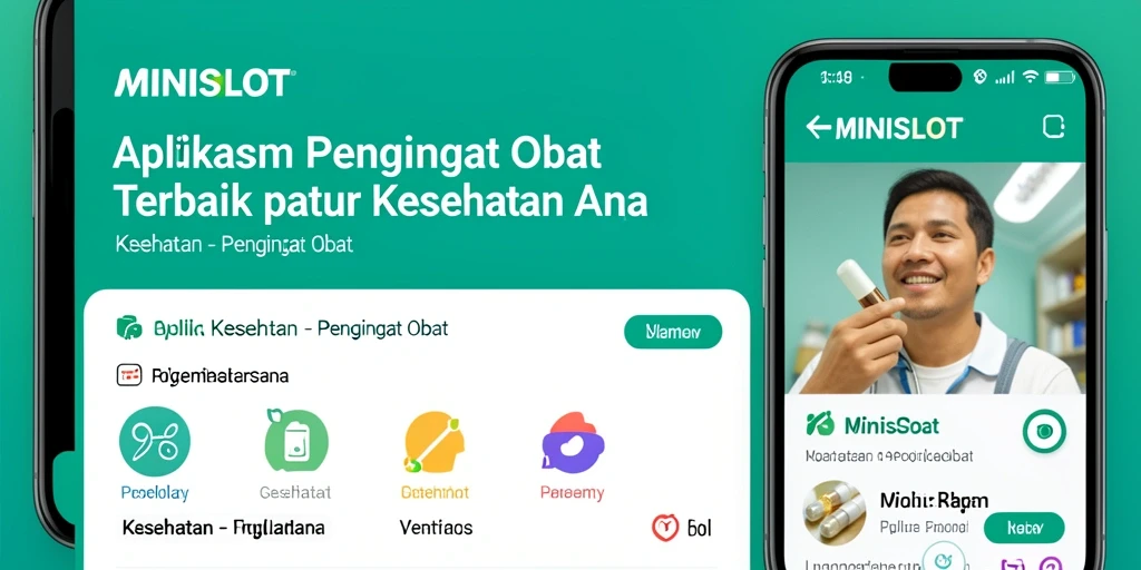Antarmuka intuitif MINISLOT untuk pengingat obat yang efisien.