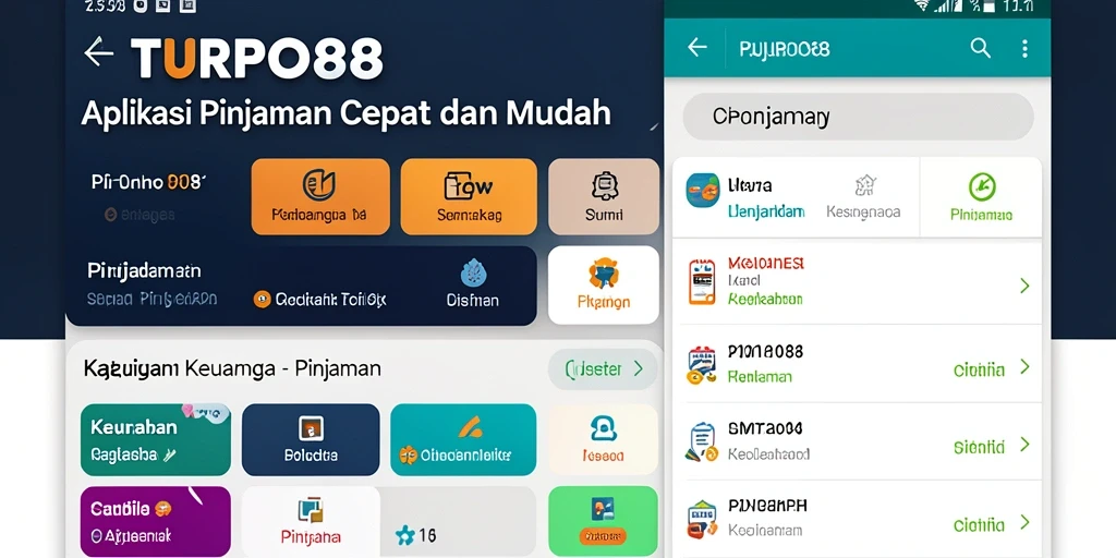 Tampilan antarmuka mudah digunakan untuk pengajuan pinjaman.